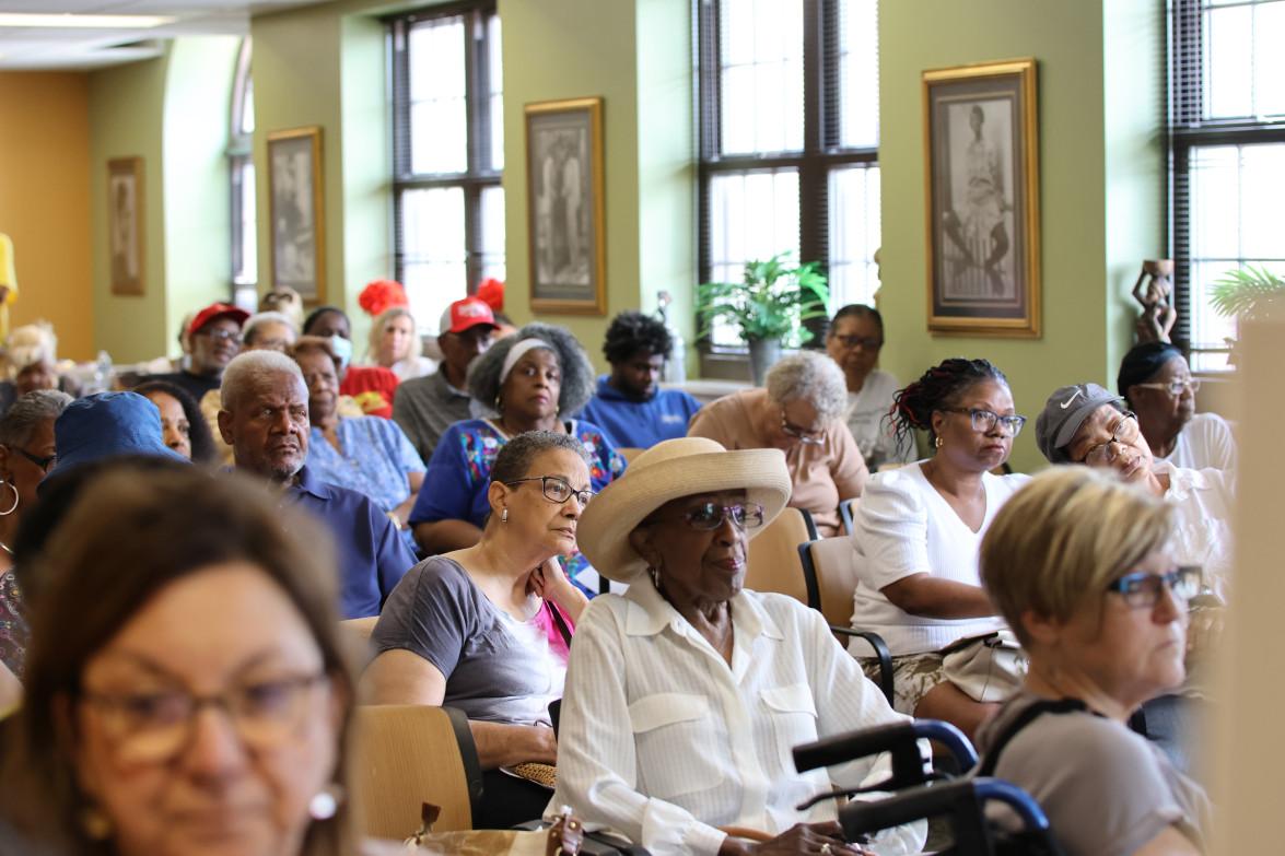 Residents Attending Community Meeting