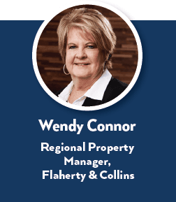 Wendy Connor, Regional Property Manager, Flaherty & Collins